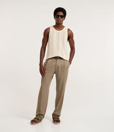 Musculosa en Algodón con Efecto Ganchillo 2