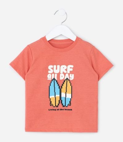 Remera Infantil con Estampa Tablas de Surf - Talle 1 a 6 años