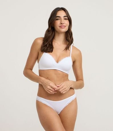 Kit 02 Bombachas Bikini en Microfibra con Encaje 3