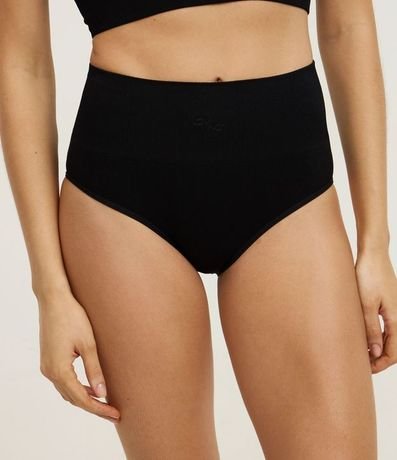 Bombacha Alta en Poliamida Seamless Acanalada 2