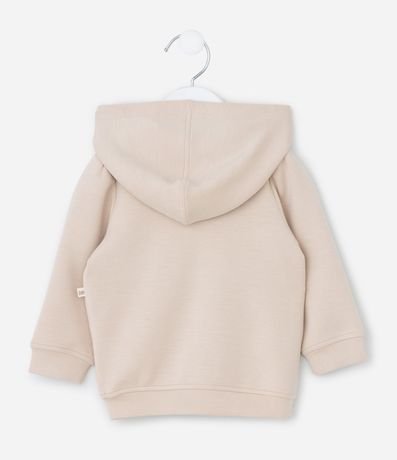 Campera Infantil en Modal con Capucha y Lazo - Talle 0 a 18 Meses 2