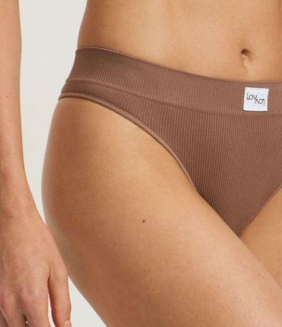 Bombacha Bikini Hilo Seamless con Textura Acanalada 3