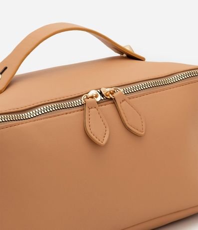 Necesaire Baú en PU con separadores y Alça 4