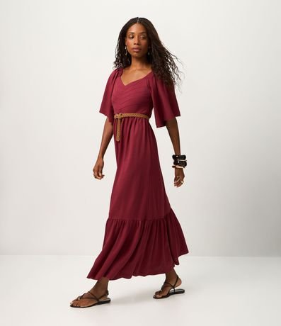 Vestido New Midi con Manga Evasê 2