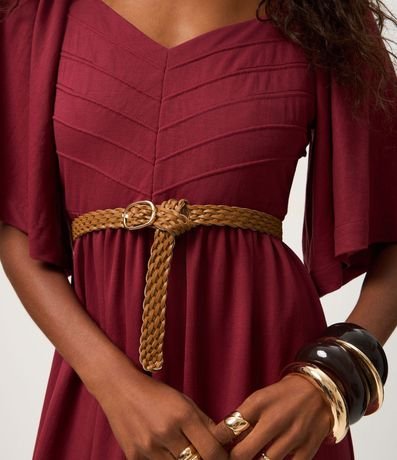 Vestido New Midi con Manga Evasê 3