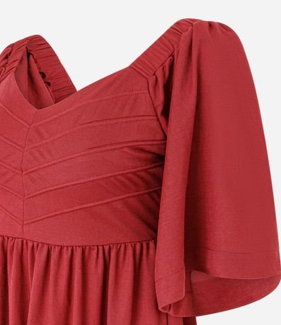 Vestido New Midi con Manga Evasê 6