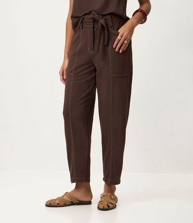 Pantalón Piquet Pespontada con Faixa 5