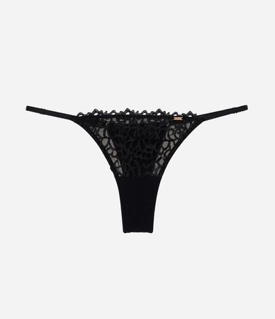 Bombacha Colaless Hilo Doble en Encaje 5