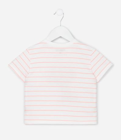 Remera Infantil Comfort con Estampa de Rayas Snoopy - Talle 1 a 6 años 2
