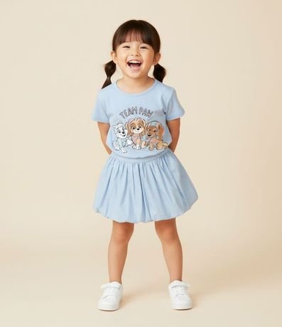 Remera Slim Infantil con Estampa Paw Patrol - Talle 1 a 6 años