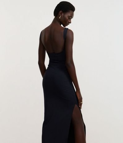 Vestido Long Midi en Poliamida con Escote en la Espalda 4