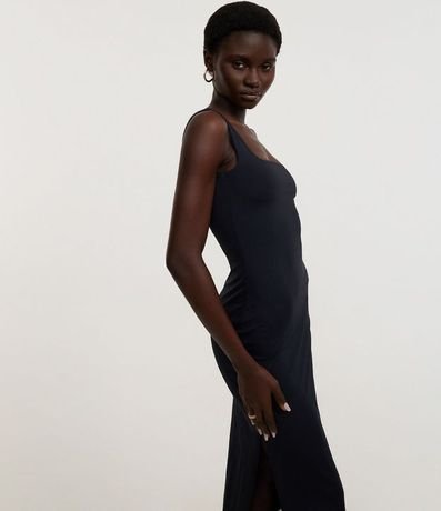 Vestido Long Midi en Poliamida con Escote en la Espalda 5