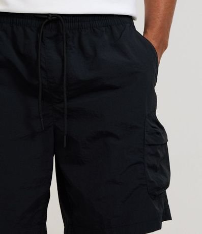 Bermuda Cargo Lisa en Tejido Tecnológico 4