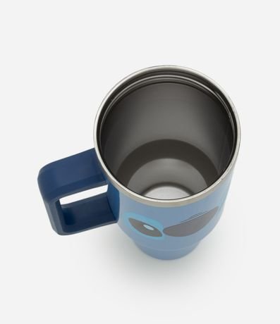 Vaso Térmico con Pajita Reutilizable y Estampado do Stitch 1,3L 3