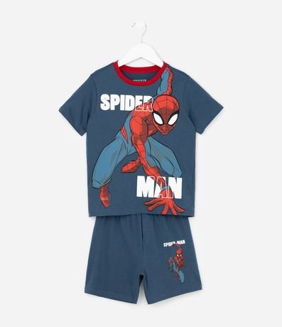 Pijama Infantil con Estampa Hombre Araña - Talle 3 a 10 años