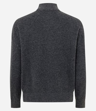 Suéter en Punto con Cuello Mediano y Aplicación de Lunares 3