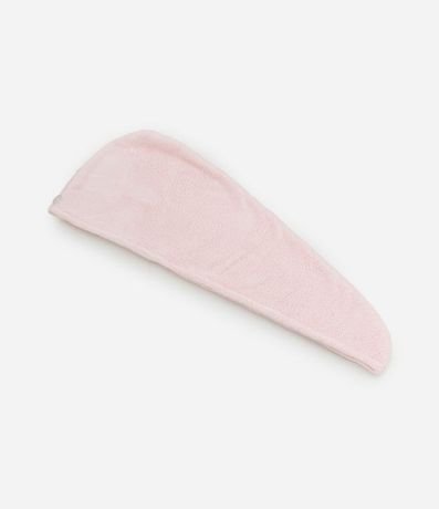 Kit Toalla Turbante + Esponja de Baño Rosa Alchemia 3