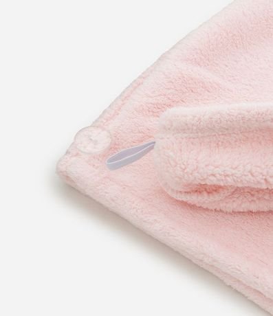 Kit Toalla Turbante + Esponja de Baño Rosa Alchemia 4