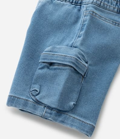 Bermuda Infantil Jeans con Bolsillos Cargo - Talle 1 a 6 años 6