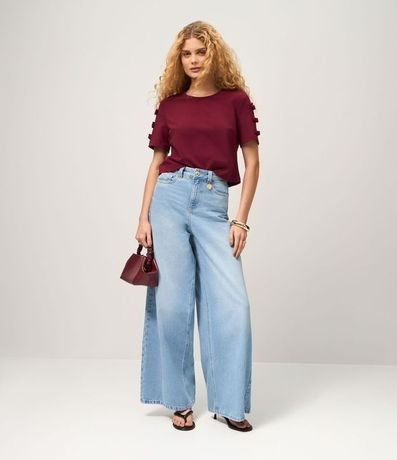 Blusa en Crepé con Lacitos en la Manga 3