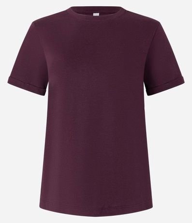 Remera en Media Malla con Manga Corta Doblada 4