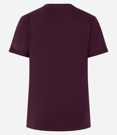 Remera en Media Malla con Manga Corta Doblada 5