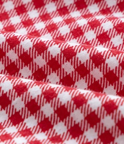 Vestido Infantil de Cuadros Vichy con Blusa - Talle 0 a 18 Meses 10