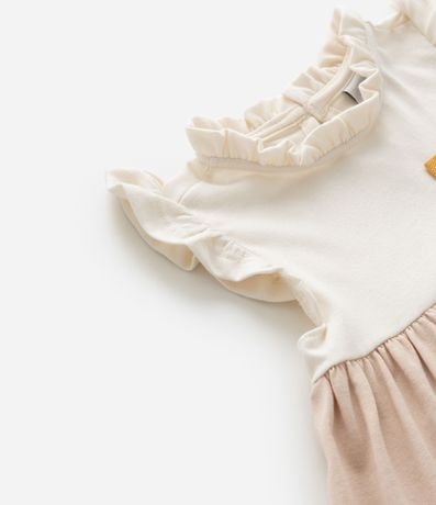 Vestido Infantil con Volados Maria y Moña - Talle 0 a 18 meses 6