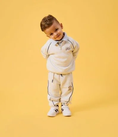 Pantalón Infantil College con Raya Lateral - Talle 1 a 6 años