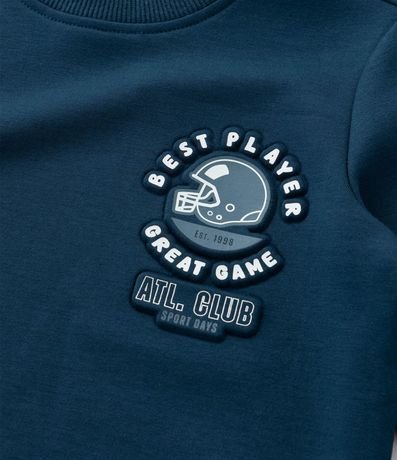 Conjunto Infantil Algodón College con Estampa Embossed - Talle 1 a 6 años 12