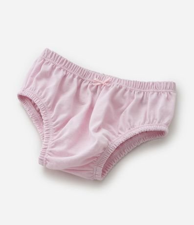 Kit 02 Bombachas Infantiles en Algodón Estampado - Talle 0 a 12 Meses 4