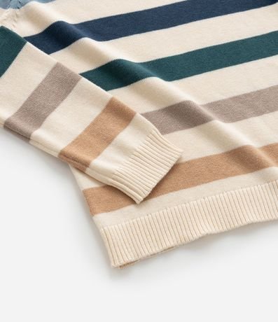 Saco Infantil en Punto con Rayas Largas Coloridas – Talle 1 a 5/6 años 5