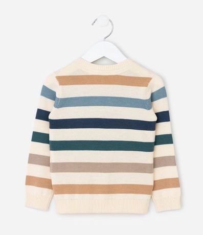 Saco Infantil en Punto con Rayas Largas Coloridas – Talle 1 a 5/6 años 2