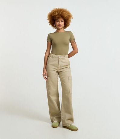 Body Básico en Poliamida con Mangas Cortas 2