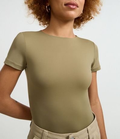 Body Básico en Poliamida con Mangas Cortas 3