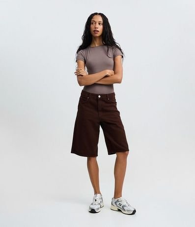 Body Básico en Poliamida con Mangas Cortas 2