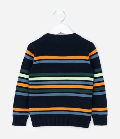 Saco Infantil en Punto con Rayas en Relieve – Talle 1 a 6 Años 3