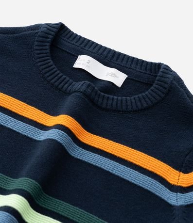 Saco Infantil en Punto con Rayas en Relieve – Talle 1 a 6 Años 6