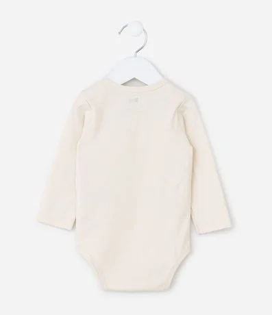 Body Infantil con Estampado de Oso - Talle 0 a 18 Meses 2