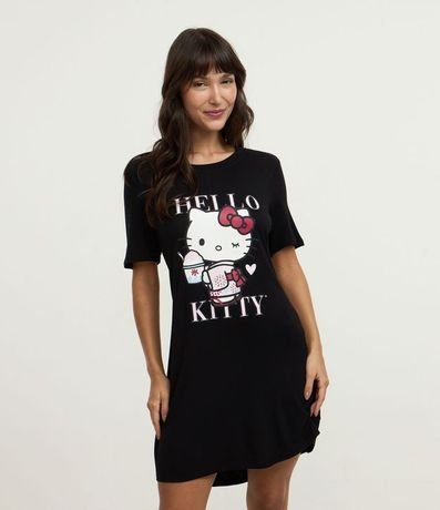 Camisón en Viscolycra con Estampa Hello Kitty 2