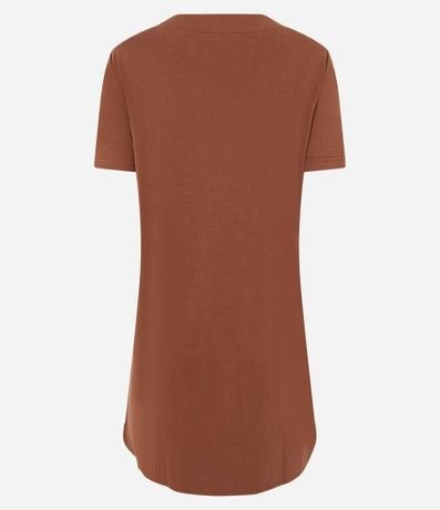 Vestido T-Shirt en Media Malla con Bolsillos 2