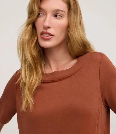 Vestido T-Shirt en Media Malla con Bolsillos 3