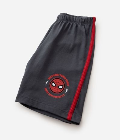 Pijama Infantil Corto en Algodón con Estampa Spider-Man - Talle 4 a 12 años 10