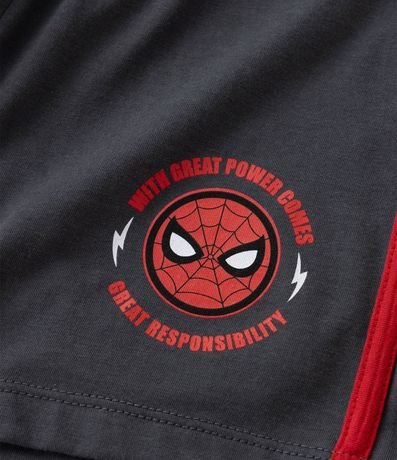 Pijama Infantil Corto en Algodón con Estampa Spider-Man - Talle 4 a 12 años 11