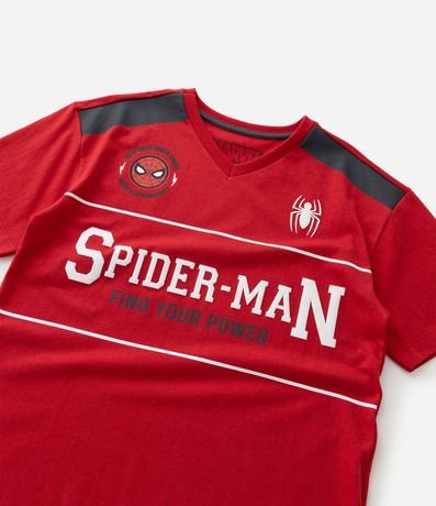 Pijama Infantil Corto en Algodón con Estampa Spider-Man - Talle 4 a 12 años 6