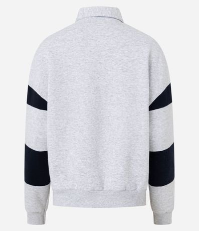 Saco en Algodón con Lettering y Rayas 6