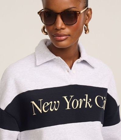 Saco en Algodón con Lettering y Rayas 3