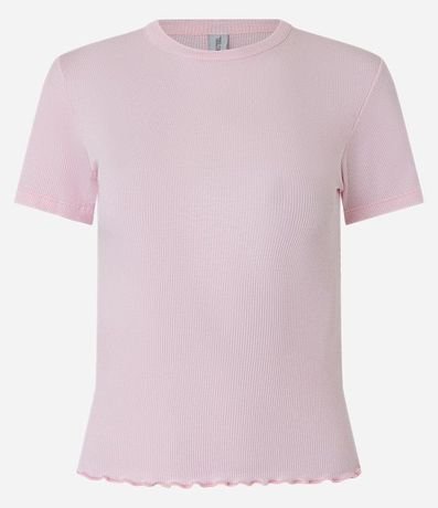 Blusa en Viscosa Texturizada y con Bajo Ondulado 5