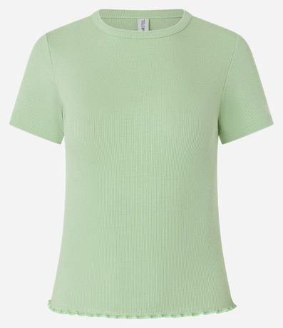 Blusa en Viscosa Texturizada y con Bajo Ondulado 6