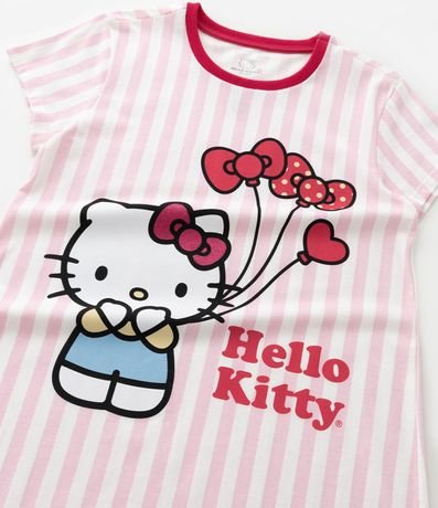Camisón Infantil con Estampa y Lettering Hello Kitty - Talle 5 a 14 años 6